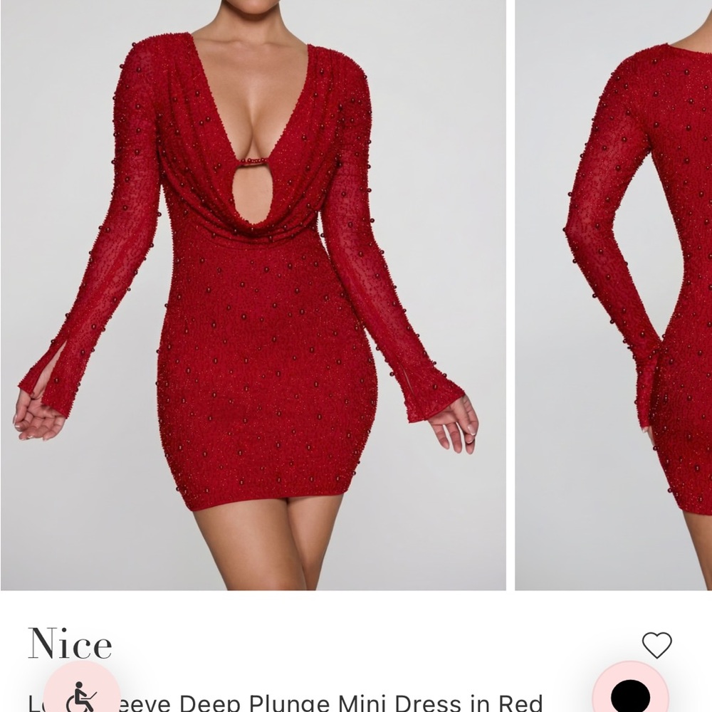 Oh Polly Dazzling Red Mini Dress